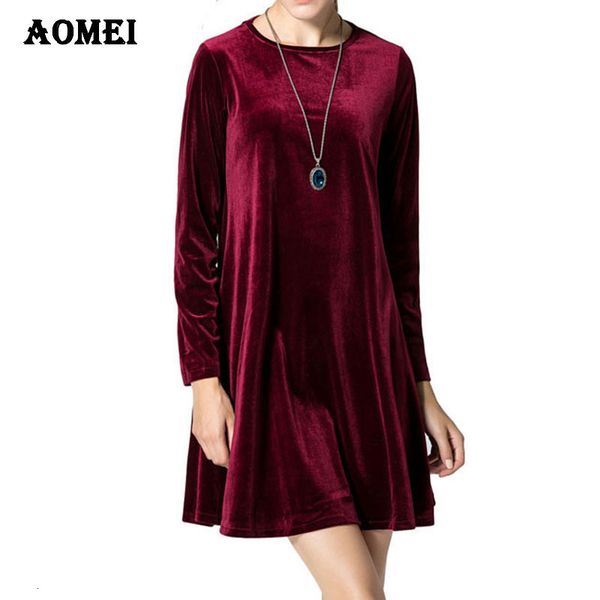dress long sleeves and velvet dresses elegant spring thin casual winter wear red wine blue robe ef3o, Black;gray
dress long sleeves and velvet dresses elegant spring thin casual winter wear red wine blue robe ef3o, Black;gray