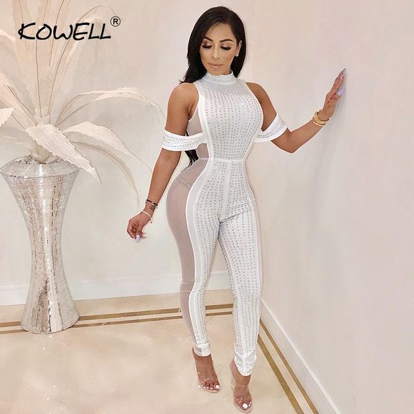 women's jumpsuits & rompers drilling women jumpsuit stand neck mesh patchwork slim perspective night club female bodycon plus size, Black;white
women's jumpsuits & rompers drilling women jumpsuit stand neck mesh patchwork slim perspective night club female bodycon plus size, Black;white
