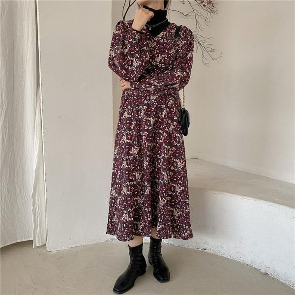 alien kitty 2021 autumn dresses for women floral chiffon vintage v-neck elegant female office lady slim waist casual leisure, Black;gray
alien kitty 2021 autumn dresses for women floral chiffon vintage v-neck elegant female office lady slim waist casual leisure, Black;gray