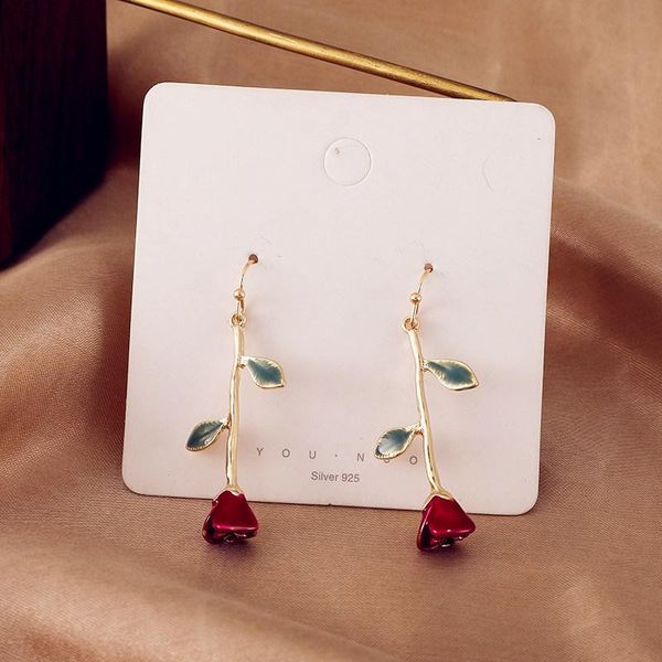 dangle & chandelier elegant temperament personality with geometric rose earrings fashion girl long women daily wear, Silver
dangle & chandelier elegant temperament personality with geometric rose earrings fashion girl long women daily wear, Silver