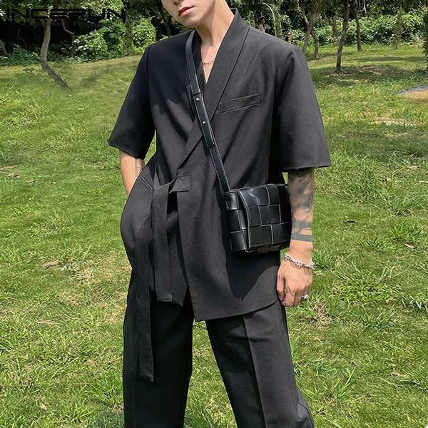 men's tracksuits solid sets 2021 korean style fashion short sleeve lace up shirts long pants suit casual streetwear 2 pieces s-5xl, Gray
men's tracksuits solid sets 2021 korean style fashion short sleeve lace up shirts long pants suit casual streetwear 2 pieces s-5xl, Gray