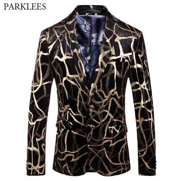 mens shiny luxury gold bronzing party blazer jacket 2 button velevt blazer coat men slim fit wedding prom stage costume homme 210522, White;black
mens shiny luxury gold bronzing party blazer jacket 2 button velevt blazer coat men slim fit wedding prom stage costume homme 210522, White;black