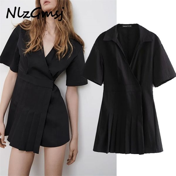 dres black v neck poplin mini short sleeve es ladies elegant wrap ruched woman es 210628, Black;gray
dres black v neck poplin mini short sleeve es ladies elegant wrap ruched woman es 210628, Black;gray