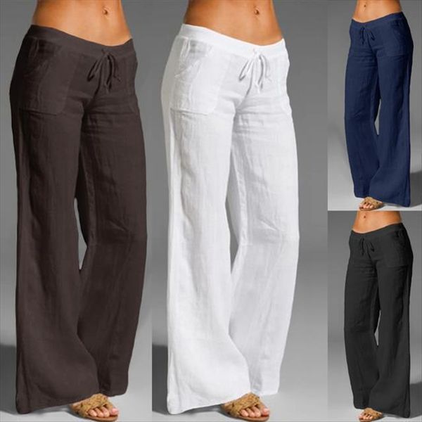 vintage linen long casual womens capris wide leg elastic waist trousers palazzo ladies elegant solid loose pantalon flare, Black;white
vintage linen long casual womens capris wide leg elastic waist trousers palazzo ladies elegant solid loose pantalon flare, Black;white