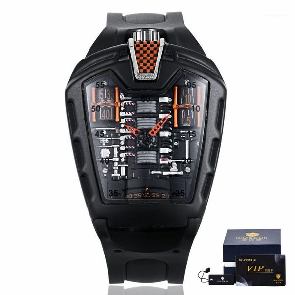 wristwatches kimsdun brand men's quartz watch fashion business trend black silicone wrist waterproof male clock relogio masculino, Slivery;brown
wristwatches kimsdun brand men's quartz watch fashion business trend black silicone wrist waterproof male clock relogio masculino, Slivery;brown