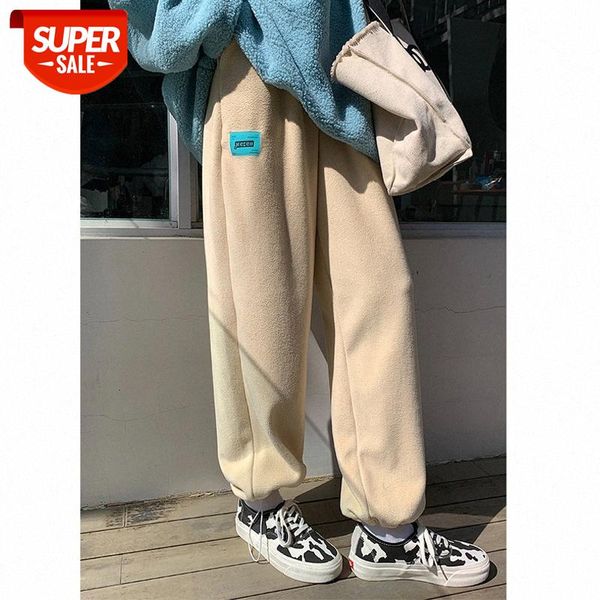 plus velvet pants women's outer wear thick loose slim straight leg casual polar fleece tied sports clothing #fg7d, Black;white
plus velvet pants women's outer wear thick loose slim straight leg casual polar fleece tied sports clothing #fg7d, Black;white