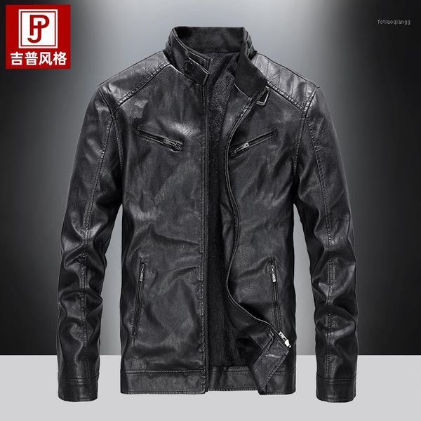 men's jackets autumn and winter plus velvet pu leather jacket, young middle-aged pure color casual trendy handsome, Black;brown
men's jackets autumn and winter plus velvet pu leather jacket, young middle-aged pure color casual trendy handsome, Black;brown
