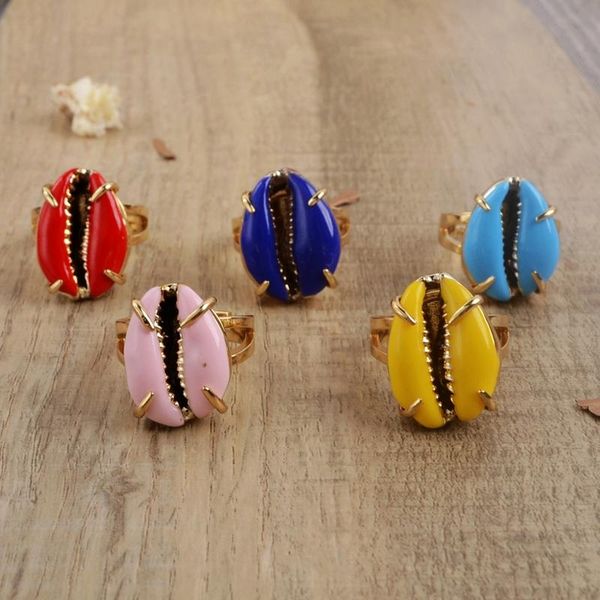 cluster rings natural cowrie shell gold silver plated prong setting women wedding bridesmaid jewelry sea, Golden;silver
cluster rings natural cowrie shell gold silver plated prong setting women wedding bridesmaid jewelry sea, Golden;silver