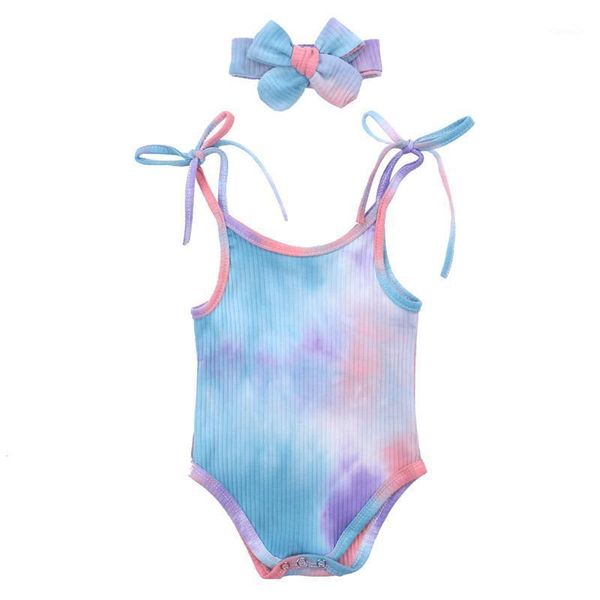 rompers born clothes baby girls lace-up bodysuit set summer fashion gradation color sleeveless sling jumpsuit + headband 2-piece, Blue
rompers born clothes baby girls lace-up bodysuit set summer fashion gradation color sleeveless sling jumpsuit + headband 2-piece, Blue