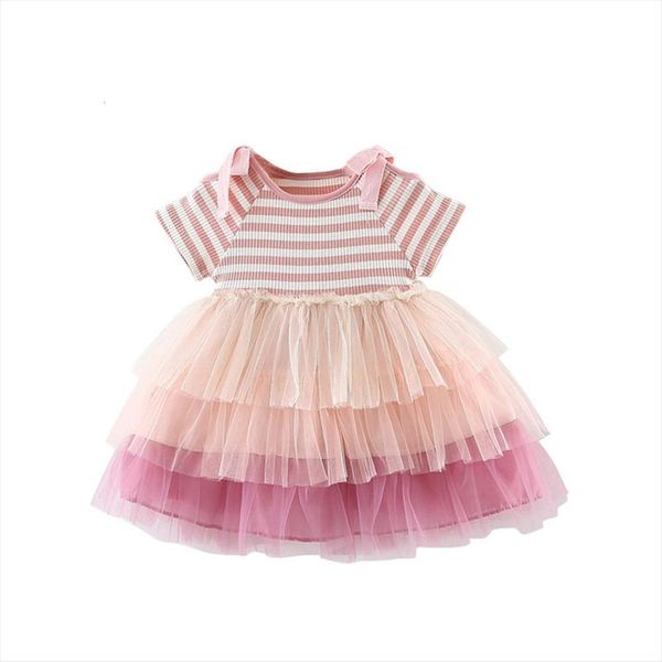 summer infant kids baby girl dresses girls colorful stripe princess patchwork layered casual style clothes, Red;yellow
summer infant kids baby girl dresses girls colorful stripe princess patchwork layered casual style clothes, Red;yellow