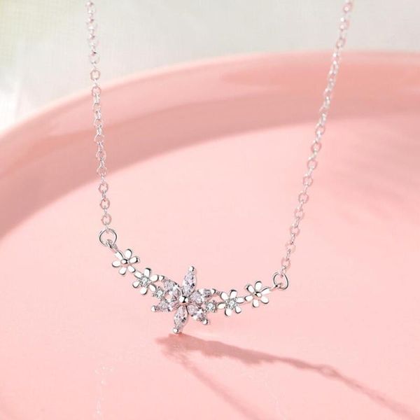 chokers literary flower 925 sterling silver clavicle chain temperament micro-inlay creative wild personality female necklace sne301, Golden;silver
chokers literary flower 925 sterling silver clavicle chain temperament micro-inlay creative wild personality female necklace sne301, Golden;silver