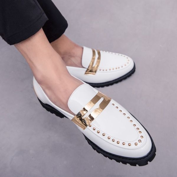 dress shoes nova moda masculina plutônio rebite decoração negócios sapatos casuais confortáveis tendência da juventude clássico masculino qi, Black
dress shoes nova moda masculina plutônio rebite decoração negócios sapatos casuais confortáveis tendência da juventude clássico masculino qi, Black
