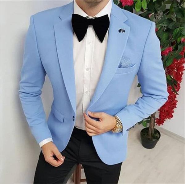 blue slim fit wedding men suits notched lapel groom tuxedos formal bridegoom wear 2 pieces costumes pour hommes, Black;gray
blue slim fit wedding men suits notched lapel groom tuxedos formal bridegoom wear 2 pieces costumes pour hommes, Black;gray