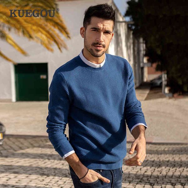 kuegou 100% cotton clothing mens sweater jacquard fashion pullovers warm sweaters fishing net knitted plus size az-32008, Black
kuegou 100% cotton clothing mens sweater jacquard fashion pullovers warm sweaters fishing net knitted plus size az-32008, Black
