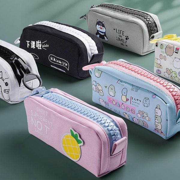 pencil bags 1pc large capacity fabric case cute animals cat pencilcase school supplies stationery gift bag student pen
pencil bags 1pc large capacity fabric case cute animals cat pencilcase school supplies stationery gift bag student pen