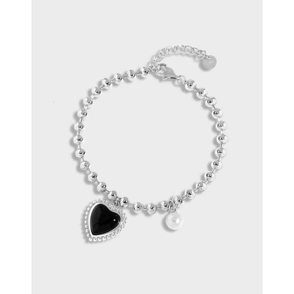 chain bracelet 080 version ins niche light luxury sense geometric versatile love agate bead bracelet sterling silver s925 female, Black
chain bracelet 080 version ins niche light luxury sense geometric versatile love agate bead bracelet sterling silver s925 female, Black