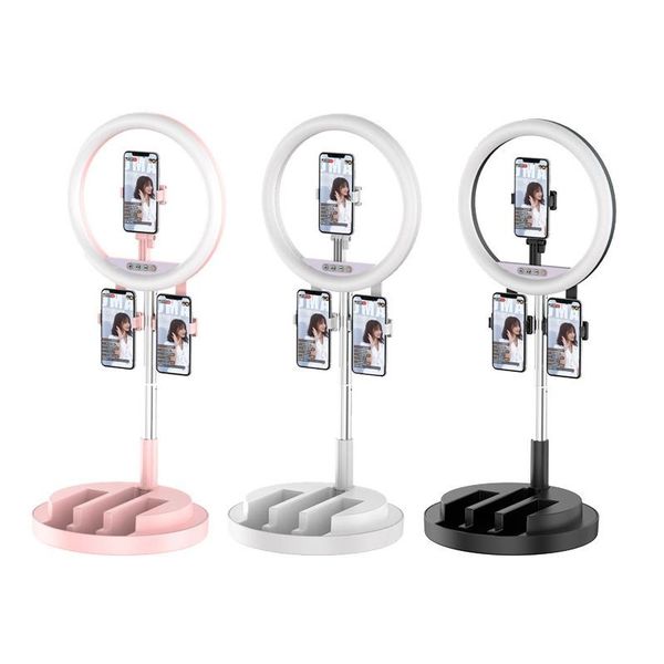 selfie ring lamp led light with 3 mobile phone holder racks video pography lighting for tiktok youtube cell mounts & holders
selfie ring lamp led light with 3 mobile phone holder racks video pography lighting for tiktok youtube cell mounts & holders