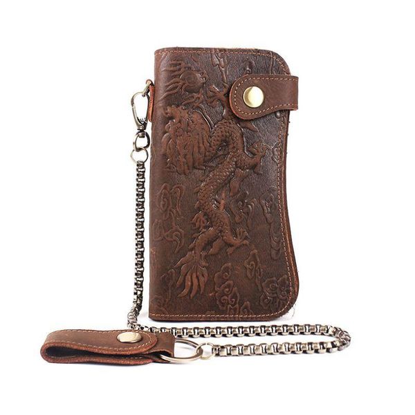 wallets vintage cattle male organizal real leather design dargon tiger emboss checkbook iron chain wallet purse for men clutch handbag, Red;black
wallets vintage cattle male organizal real leather design dargon tiger emboss checkbook iron chain wallet purse for men clutch handbag, Red;black
