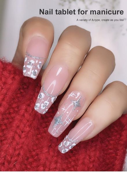 nail art sheets ultra-thin frosted non-marking extension nails transparent water drop false, Red;gold
nail art sheets ultra-thin frosted non-marking extension nails transparent water drop false, Red;gold