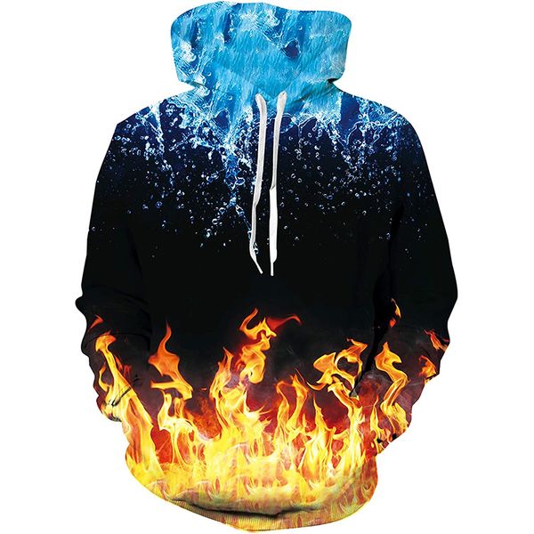 ice and fire 3d printing hoodie visual impact party punk gothic round neck american sweatshirt hoodie, Black
ice and fire 3d printing hoodie visual impact party punk gothic round neck american sweatshirt hoodie, Black