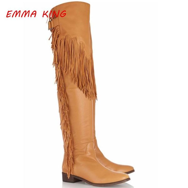 /black fringe brown design women low heels knight boots round toe chunky long side zip fashion leather 
/black fringe brown design women low heels knight boots round toe chunky long side zip fashion leather