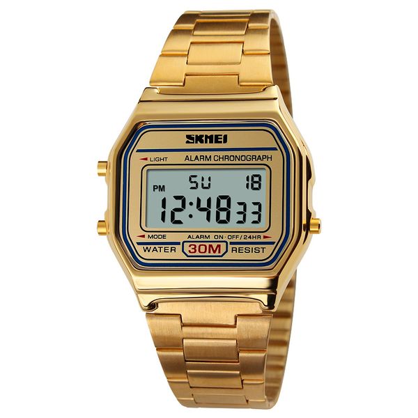 new business men retro watch waterproof electronic fashion personality's thin strip relogio masculino digital skmei, Slivery;brown
new business men retro watch waterproof electronic fashion personality's thin strip relogio masculino digital skmei, Slivery;brown