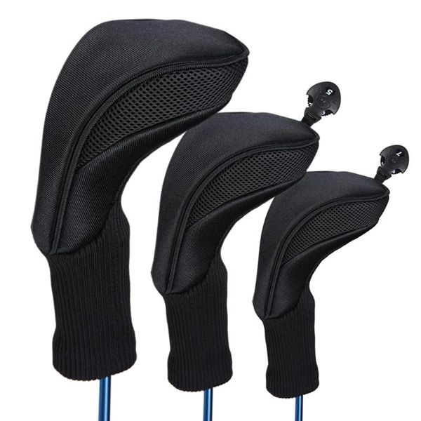 black golf head covers driver 1 3 5 fairway woods headcovers long neck 1680d knit for club fits all training aids
black golf head covers driver 1 3 5 fairway woods headcovers long neck 1680d knit for club fits all training aids