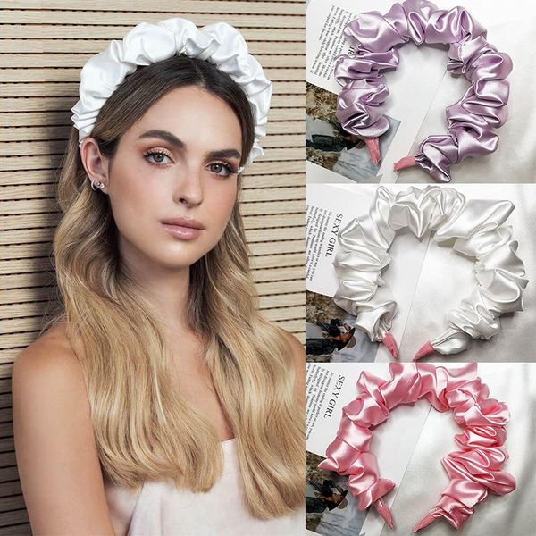 soft silk pleated headbands for women bubble folding hairbands fashion head hoop street headdress party headwear turban hair accessories
soft silk pleated headbands for women bubble folding hairbands fashion head hoop street headdress party headwear turban hair accessories