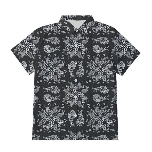 size button shirt men black paisley bandana pattern casual 3d print short sleeve summer harajuku shirts drop men's, White;black
size button shirt men black paisley bandana pattern casual 3d print short sleeve summer harajuku shirts drop men's, White;black