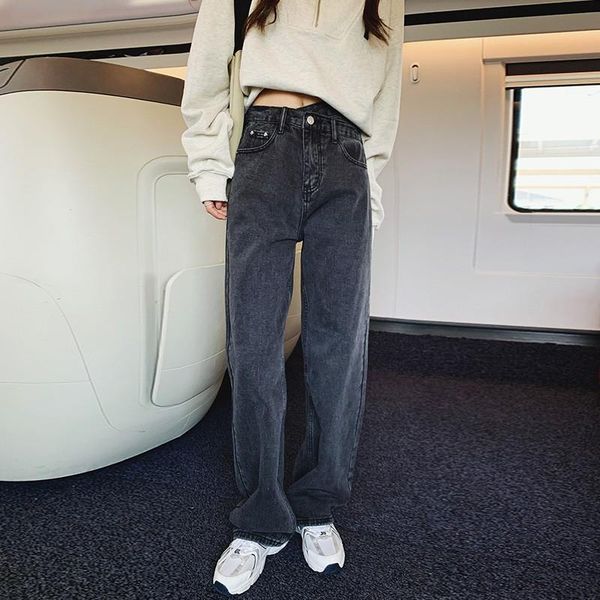 women's jeans guuzyuviz thicken winter woman high waist plus size loose velvet warm denim wide leg pants casual korean vaqueros mujer, Blue
women's jeans guuzyuviz thicken winter woman high waist plus size loose velvet warm denim wide leg pants casual korean vaqueros mujer, Blue