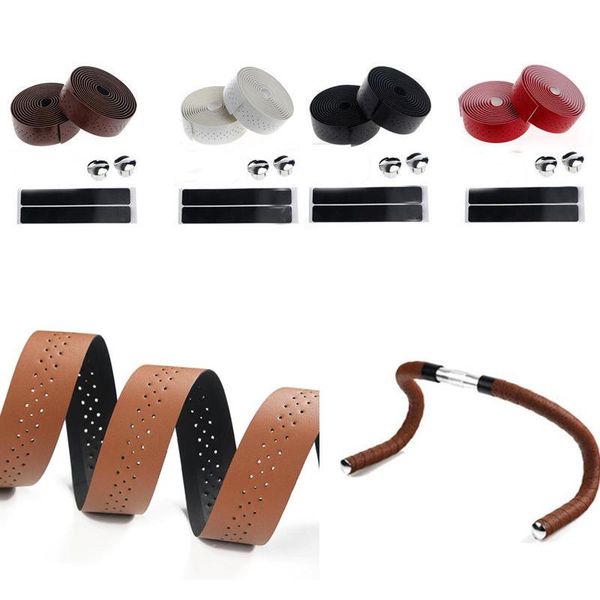 bike handlebars &components 2 rolls retro handlebar tape pu leather road bicycle grip wraps bar + end plugs holes cycling accessories
bike handlebars &components 2 rolls retro handlebar tape pu leather road bicycle grip wraps bar + end plugs holes cycling accessories
