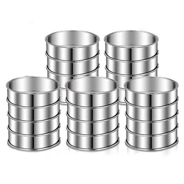 baking & pastry tools 4 inch muffin ring crumpet rings, set of 20 stainless steel rings molds double rolled tart round
baking & pastry tools 4 inch muffin ring crumpet rings, set of 20 stainless steel rings molds double rolled tart round