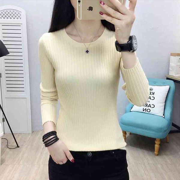 autumn sweater long sleeve pullover spring sweaters candy color sweet girl knitted sweaters tight women casual sweater, White;black
autumn sweater long sleeve pullover spring sweaters candy color sweet girl knitted sweaters tight women casual sweater, White;black