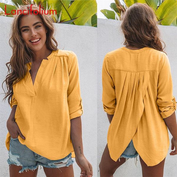 women's blouses & shirts v neck summer blouse women 2021 yellow korean fashion clothes wrap white plus size tunic femme camisas mujer
women's blouses & shirts v neck summer blouse women 2021 yellow korean fashion clothes wrap white plus size tunic femme camisas mujer
