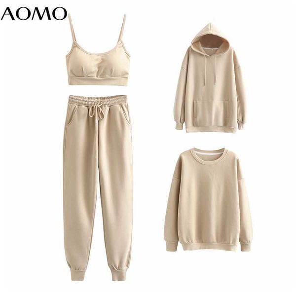 aomo women's hooded sweatshirt, sweatpants set, solid color, elastic waist, 6l35a, 2020, White
aomo women's hooded sweatshirt, sweatpants set, solid color, elastic waist, 6l35a, 2020, White