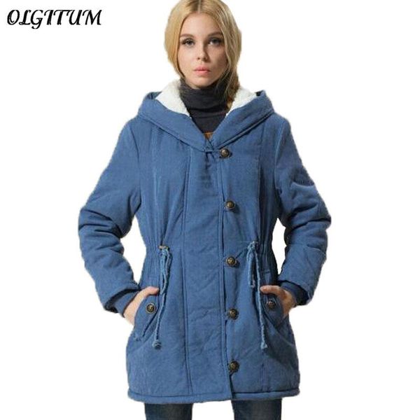 women's jackets 2021 fashion women winter coat long section cotton jacket plus size lamb wool loose outwear parkas 4 colors, Black;brown
women's jackets 2021 fashion women winter coat long section cotton jacket plus size lamb wool loose outwear parkas 4 colors, Black;brown