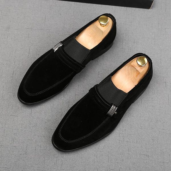 dress shoes fashion spring pointed toe suede flat for men male wedding prom homecoming footwear zapatos de novio, Black
dress shoes fashion spring pointed toe suede flat for men male wedding prom homecoming footwear zapatos de novio, Black