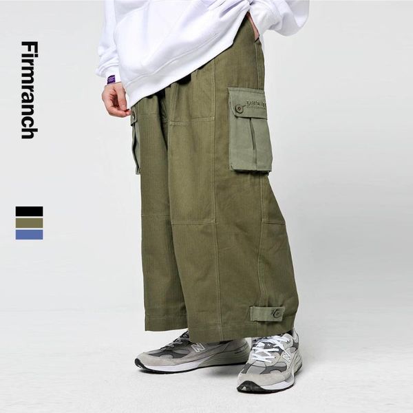 forgss men/women loose wide leg color matching multi pockets overalls long casual pants ins legging sport cargo men's, Black
forgss men/women loose wide leg color matching multi pockets overalls long casual pants ins legging sport cargo men's, Black