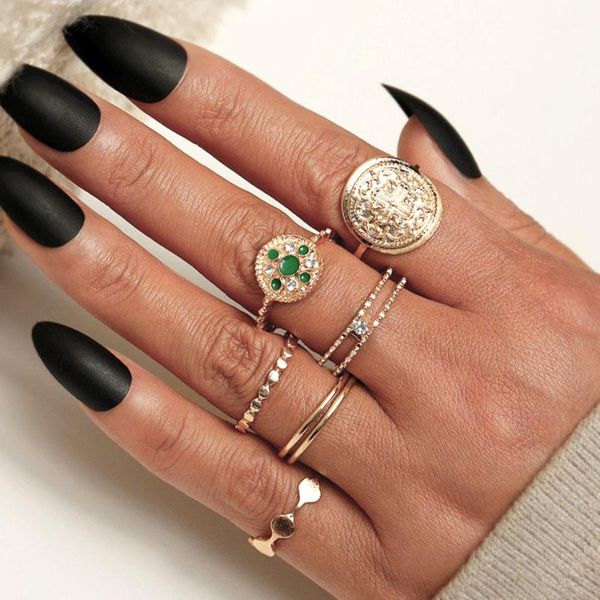 wedding rings iparam vintage women's crystal alloy joint ring set statement geometric gold midi finger 2021 trend jewelry, Slivery;golden
wedding rings iparam vintage women's crystal alloy joint ring set statement geometric gold midi finger 2021 trend jewelry, Slivery;golden