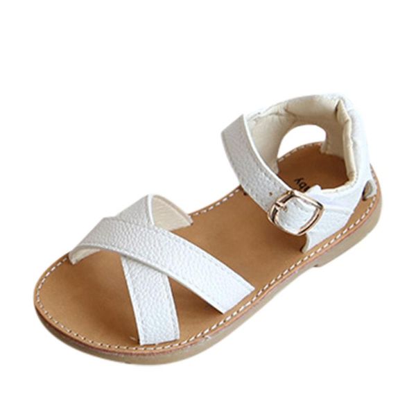sandals girl's summer water strappy soft flat sandal toddler kids baby girls solid rubber non-slip shoes cross, Black;red
sandals girl's summer water strappy soft flat sandal toddler kids baby girls solid rubber non-slip shoes cross, Black;red