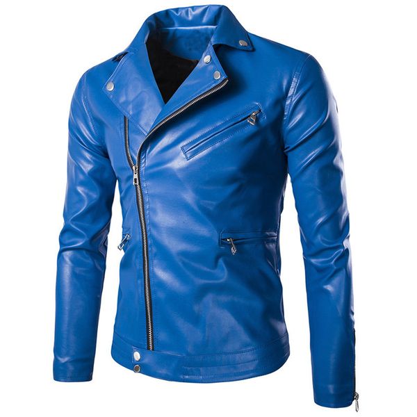 pant men's japanese and korean black blue leather punk jacket size m-5xl, Black;brown