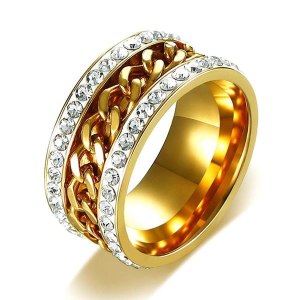 fashion gold tone luxury zircon diamonds rings for men titanium stainless steel punk cool jewelry bijoux party accessories cluster, Golden;silver
fashion gold tone luxury zircon diamonds rings for men titanium stainless steel punk cool jewelry bijoux party accessories cluster, Golden;silver