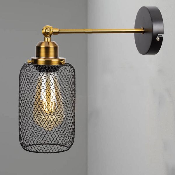wall lamp industrial lights wind net shade living room bedroom retro lamps wrought iron restaurant led light fixtures e27
wall lamp industrial lights wind net shade living room bedroom retro lamps wrought iron restaurant led light fixtures e27