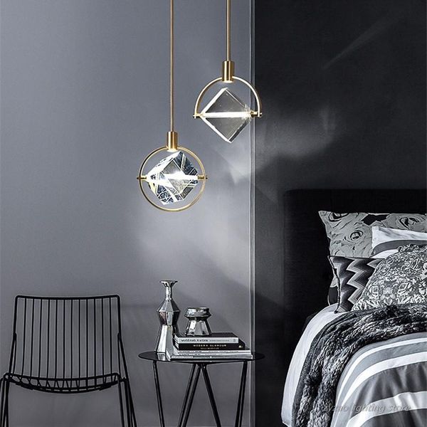 post-modern bedroom bedside pendant lights nordic luxury simple style bar aisle restaurant crystal led hanglamp living room lamp lamps
post-modern bedroom bedside pendant lights nordic luxury simple style bar aisle restaurant crystal led hanglamp living room lamp lamps