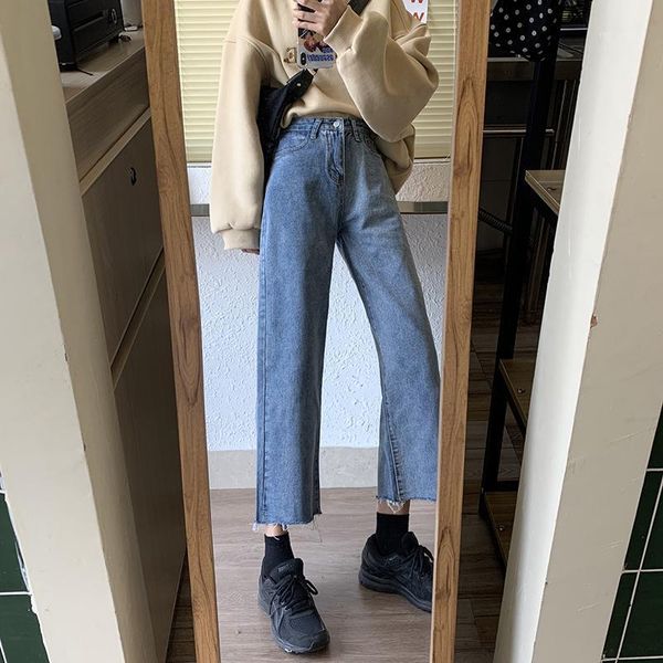 casual fashion denim pants women trousers skyblue vintage harajuku straight jeans high waist women's & capris, Black;white
casual fashion denim pants women trousers skyblue vintage harajuku straight jeans high waist women's & capris, Black;white