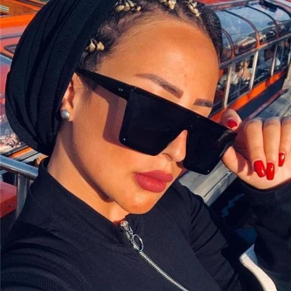 sunglasses onevan siamese oversized woman vintage square glasses for luxury designer mirror eyewear gafas de sol mujer, White;black
sunglasses onevan siamese oversized woman vintage square glasses for luxury designer mirror eyewear gafas de sol mujer, White;black