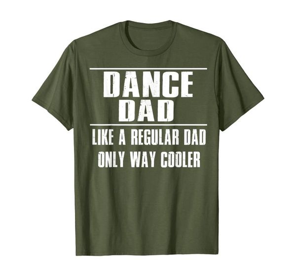 men's t-shirts mens dance dad shirt funny cute father's day gift tee, White;black