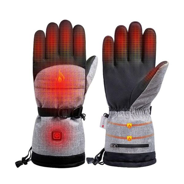cycling gloves 1pair electric thermal ski rechargeable battery winter warm heated motorcycle bicycle skiing unisex, Black
cycling gloves 1pair electric thermal ski rechargeable battery winter warm heated motorcycle bicycle skiing unisex, Black
