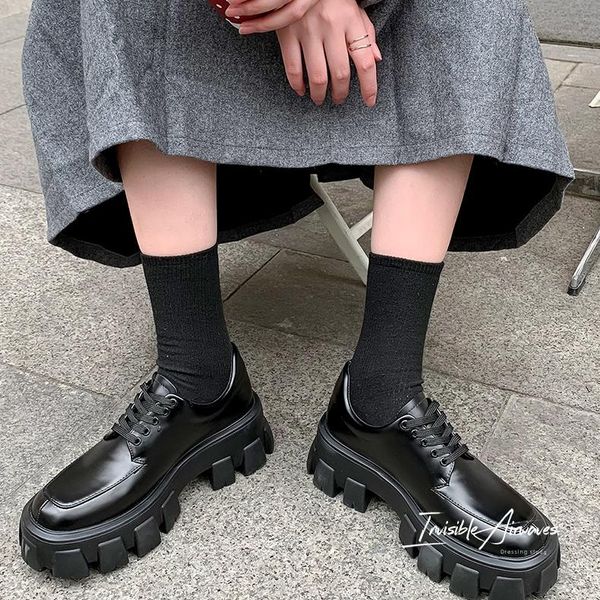 dress shoes college british style small leather shoe women spring 2021 increase platform women's patent single trend, Black
dress shoes college british style small leather shoe women spring 2021 increase platform women's patent single trend, Black