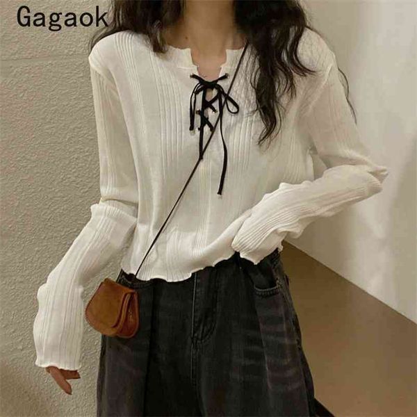 korean sweater women spring autumn v-neck full sweet short knit sweaters slim fashion ladies chic wild pullovers 210531, White;black
korean sweater women spring autumn v-neck full sweet short knit sweaters slim fashion ladies chic wild pullovers 210531, White;black